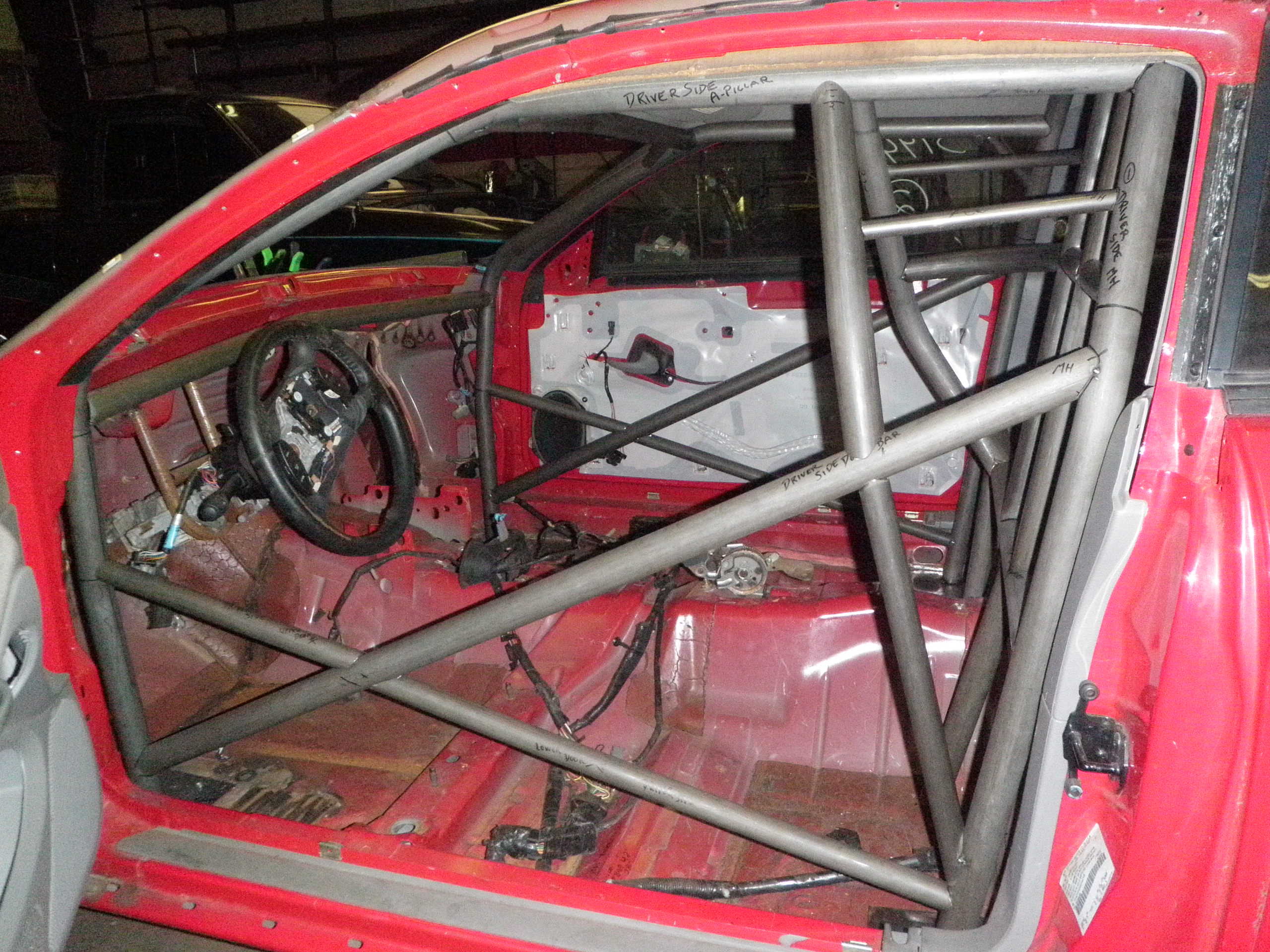 fox body 10 point roll cage.