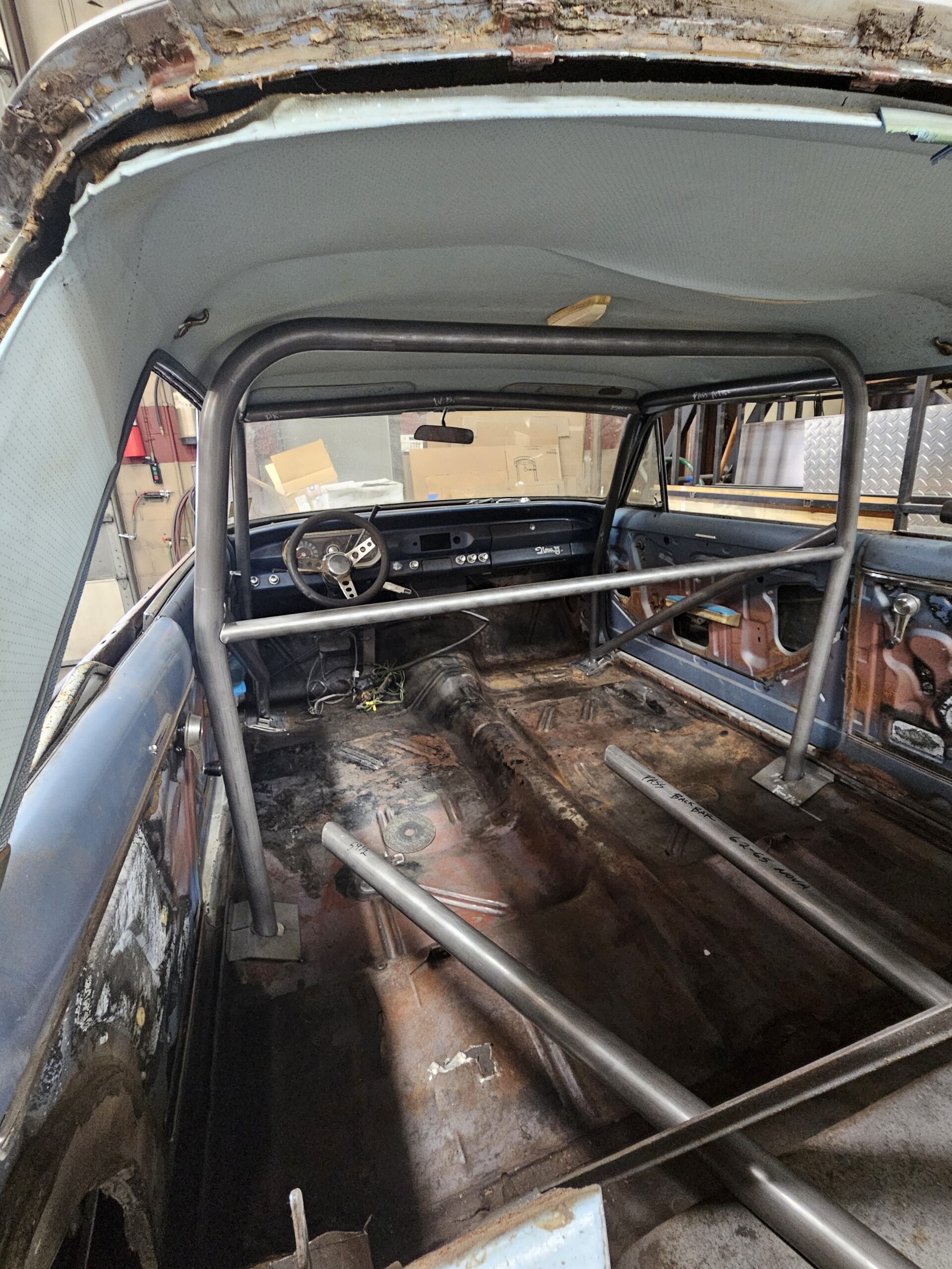 1962-1965 No Post Nova / X-Body “Exact Fit” 8pt. Roll Cage - Image 3